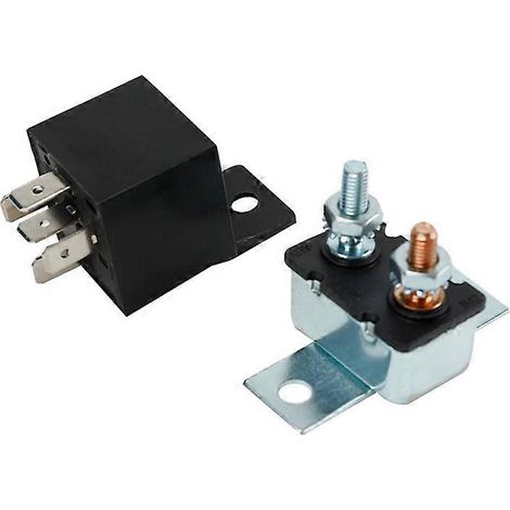Kit de thermostat et de commande pour ventilateur de radiateur électrique 12 V, comprenant un relais et un câblage pour voiture ou camion. (1/4)