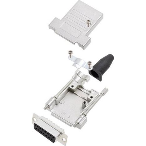 Amphenol L17DTSL09-RG-LJS-T+L77SDE09S KIT connettori femmina SUB-D 180 ° Numero Poli (num): 9 Punte a saldare 1 pz.