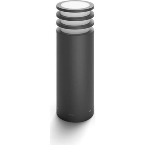 Philips Hue Lucca Borne Bas (Anthracite) Lumière blanche et colorée - White and Color Ambiance (1/4)