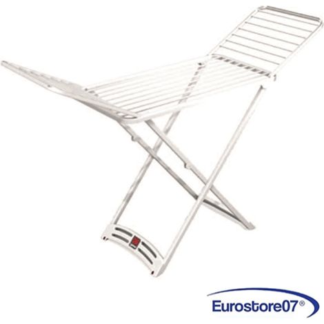 Vileda  stendibiancheria "zaffiro" in resina con ruote mt.20 - cm.181x55x88h.