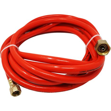 Dapetz ® Gas Torch Hose Pipe 5 Meter Propane Butane Brazing Roofing Paint Striping Kitchen Koshering with G3/8 and W21.4 Connector (1/5)