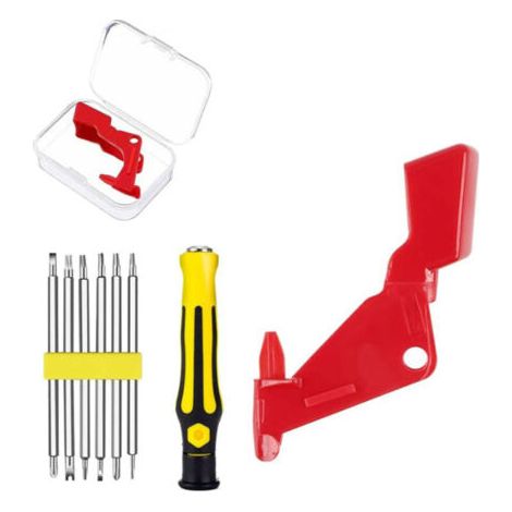 Bouton Interrupteur à gâchette robuste pour aspirateur Dyson V11/V10, Outil de réparation de Bouton d'alimentation amélioré(avec accessoires de tournevis),