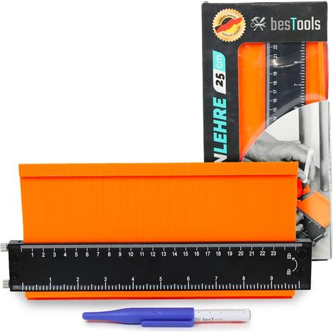 Gabarit de contournage 25 cm avec dispositif de blocage Kit de profilage (1/5)