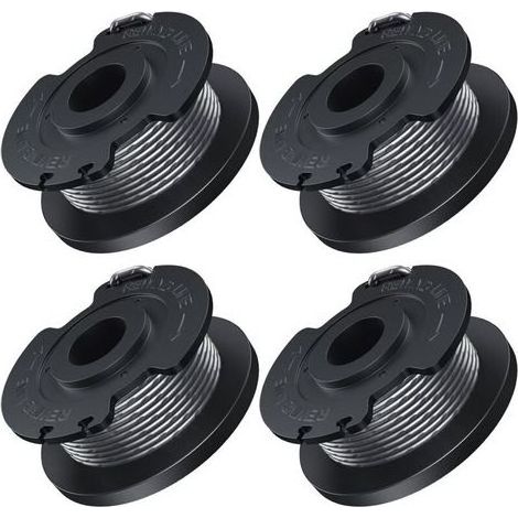 1.6mm x 5m Trimmer Line for Bosch EasyGrassCut 18V-230 18V-26 18V-260 23 26 ART 23SL 26SL, 4 Pack F016800569 Spool Nylon Copolymer (1/5)