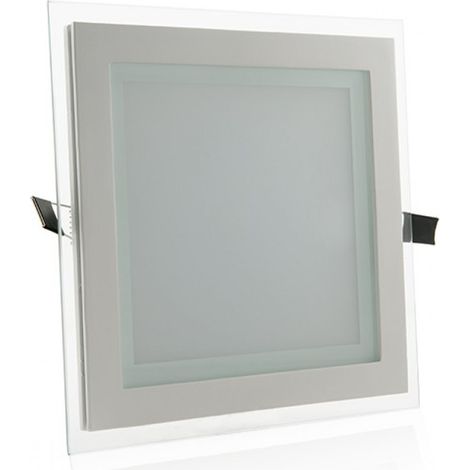 Foco Downlight LED 18W 1800Lm 6000ºK Cuadrado   Cristal 40.000H [HO-MB02-18W-CW]