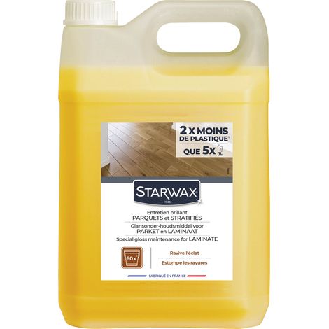 Entretien brillant pour parquets et sols stratifiés 5L STARWAX