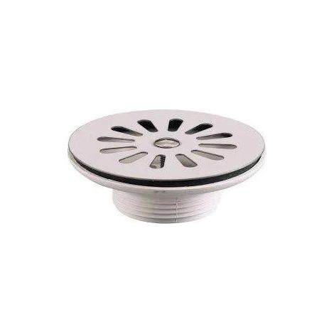 Griglia di scarico per pvc e lavello grigio, diametro 60