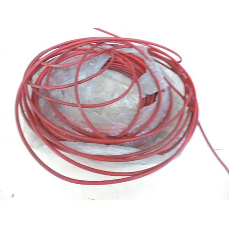 Fil rigide H07-VR 10mm² rouge (chute de 53m) pour alimentation electrique