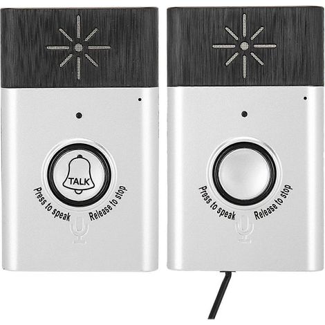 Interphone sans fil portable SSRGV 2,4 GHz Mini avec interphone bidirectionnel et système de sonnette.-AquaForge