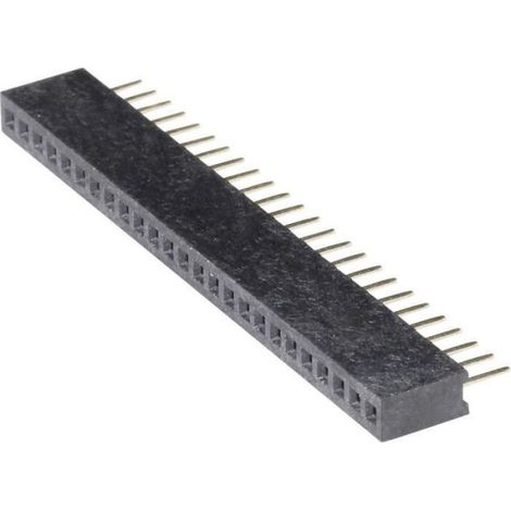 Barrette Femelle - 1 Rangée - 10 Pôles - Connecteur Électrique Standard - 1 Pièce