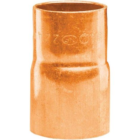 réduction en cuivre à souder - mâle 14 mm vers femelle 12 mm - sachet de 2 (1/2)