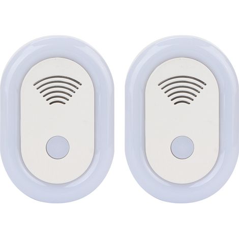 2PCS Répulsif Ultrasonique Intelligent à Conversion de Fréquence, Sans Danger pour Animaux, 90V-250V Prise US (1/5)