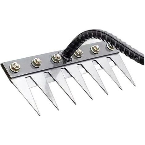 Tondeuse à gazon désherbage sol meuble 7 griffes métal multi-usages herbe durcie jardinage cadeaux désherbeur durabilité facile à utiliser jardinage semis parterre de fleurs outils agricoles (1/5)