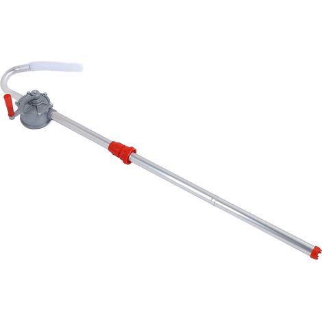 Pompe à main de transfert pour carburant, essence, huile hydraulique et pétrole, en alliage d'aluminium, diamètre 32 mm (1/5)