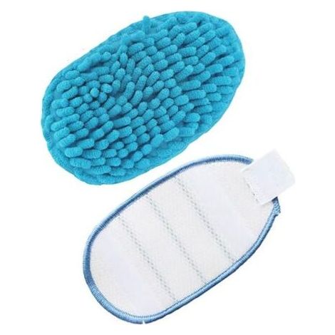BARKBUSTERS4 Patins en Microfibre pour Balais Vapeur BLACK+DECKER avec Gant Steamitt™ FSHSMPA-XJ, style 2 (1/4)