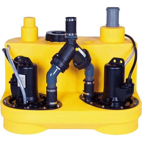 Jung Pumpen Impianto di sollevamento fecale con sistema di triturazione multicut Compli 120/2 M, JP50090