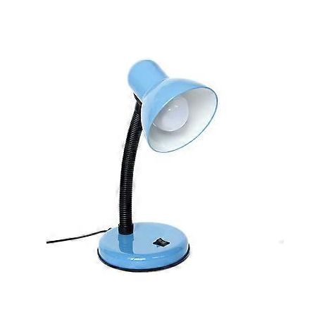 Einfache Schreibtischlampe mit flexiblem Metallschlauch, Glühbirne nicht enthalten