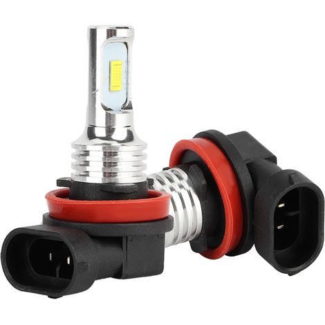 Deux ampoules LED antibrouillard automobiles 80W 3200LM 3000K 3570, puce CSP (compatibles H8/H11) (1/5)