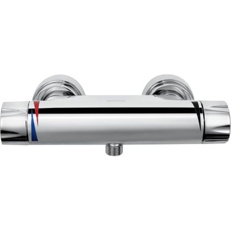 Bristan Opac Thermostatic Bar Shower Valve Round Handle - Chrome (1/2)