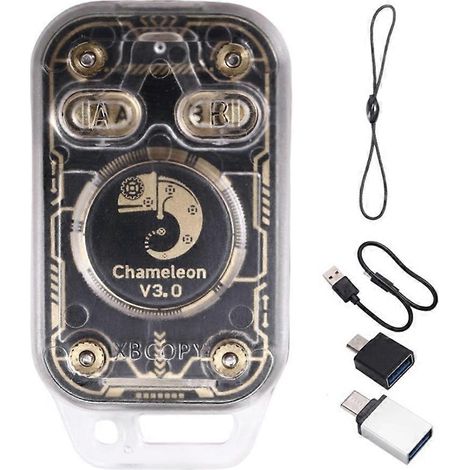Lecteur/graveur de puces RFID Chameleon V3.0, simulateur de cartes à puce, 125 kHz 13,56 MHz, copieur d'étiquettes IC d'identification, lecteur/graveur NFC (1/5)