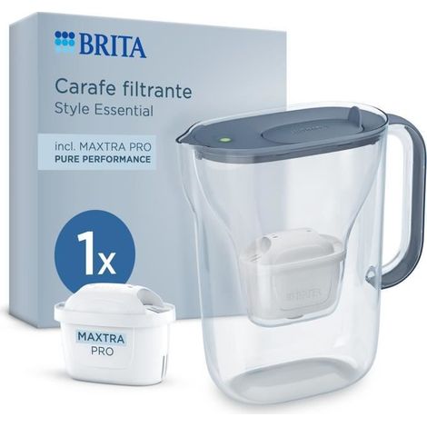 Filtre à eau « Style essential » transparent / bleu pierre (1/5)