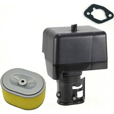 Filtre à air avec couvercle de boîtier pour Honda, unité de filtre de protection contre la poussière et les débris compatible avec les pièces de moteur 270cc 301cc 420cc 188F 190F (1/5)