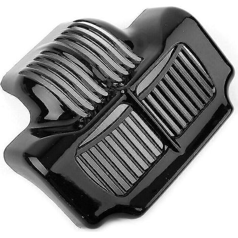 Couvercle de refroidisseur d'huile noir d'origine compatible avec Harley Touring Electra Road Street Glide 11-15. (noir) (1 pièce) (1/5)