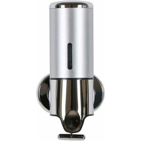 Dispenser di disinfettante per WC a parete da 400 ml in plastica resistente e antiurto -Crezuo