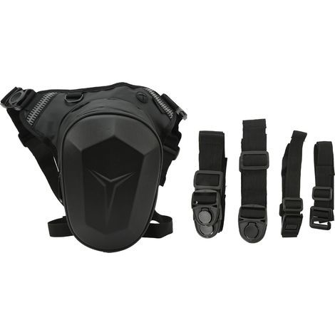 Sac de jambe de moto avec bande réfléchissante résistant à l'eau sac de taille pour la randonnée en plein air voyage pêche motif Unique (1/5)
