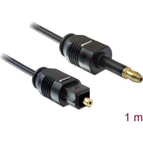 Delock cable toslink standard male  toslink mini 3.5 mm male 1 m