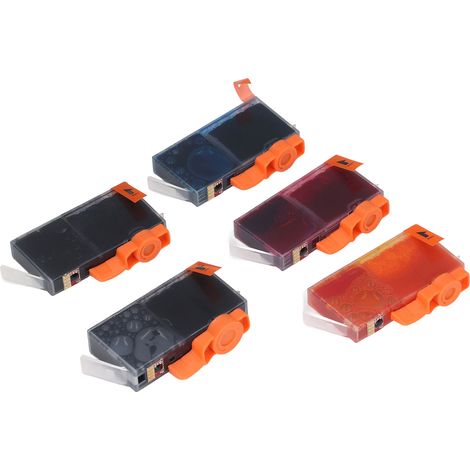 Cartouche d'encre de rechange pour Photosmart C6380, impression nette sans décoloration, 5 couleurs BK PBK C M Y (1/5)