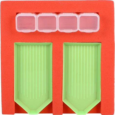 Diamond Painting Tools Foldable Tray Bead Storage Organizer Art Accessories Kits (1/5)