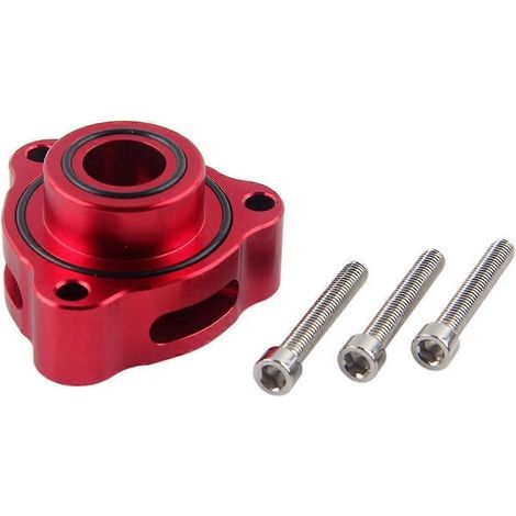 Adaptateur de soupape de décharge turbo rouge compatible avec Fiat Punto Evo 124 Spider 1.4 Turbo MultiAir