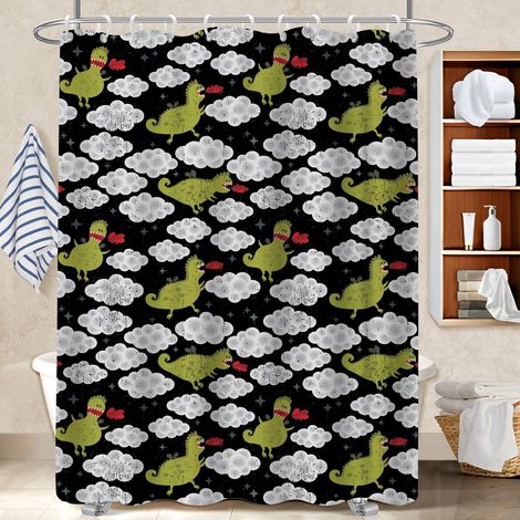 Rideau de douche en polyester 180x180 robuste bâche de douche pour offrir à noël ou un anniversaire (1/5)