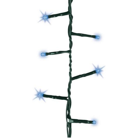 Ghirlanda LED compatta Lampeggiante Blu 750 LED Cavo Verde 21m (1/2)
