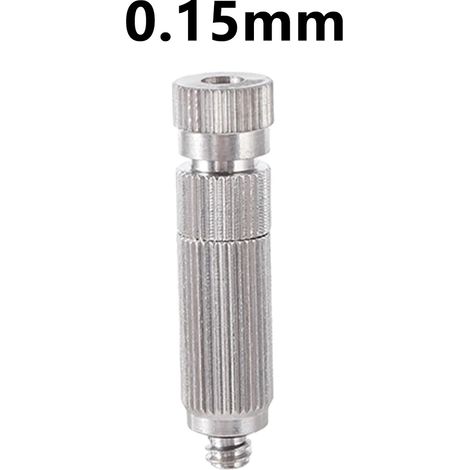 (Filtre de 0,15 mm) Lot de 10 buses de brumisation haute pression pour brumisateur, brumisateur, brumisateur, brumisateur pour arrosage, humidification, désinfection et refroidissement des espaces ver (1/5)