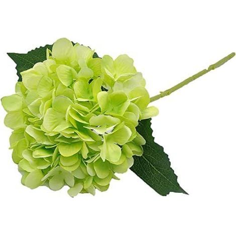 Hortensia artificiel fleur européenne style unique décoration maison mariage hôtel salon (vert) (1/5)