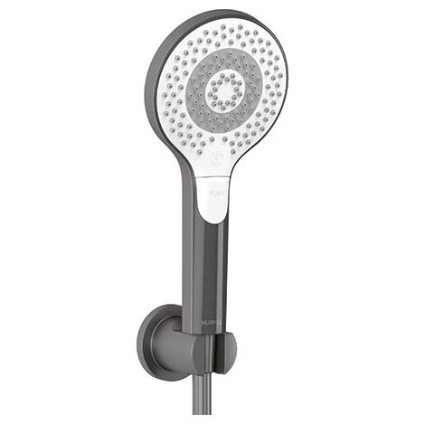 KLUDI 69950N2-00 X Wannen-Brause-Set Dive X 3S Brushed Gunmetal PVD