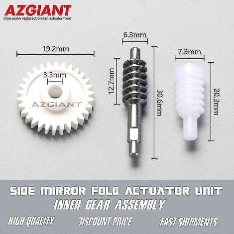 Actionneur de rétroviseur rabattable, ensemble d'engrenages de précision, compatible avec Mazda CX-3 CX-4 2015-2019 UNKU70881 (1/5)