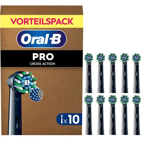 Oral-B Pro CrossAction 10er, schwarz FFU Aufsteckbürsten