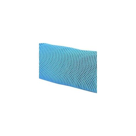 Serviette rafraîchissante à séchage rapide en fibres de polyester, design en maille, idéale pour les sportifs.