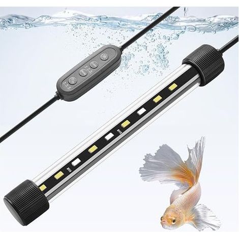 Aquarium Lighting Timer 18 cm 4 W LED Ramp for Plants Sun/Moon Mode Colours