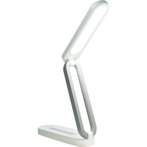 Lampe de bureau moderne pliable à LED, 3 modes d'éclairage réglables, blanche (1/5)