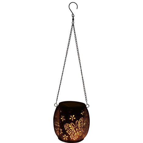 Lanterne solaire d'extérieur, lanterne solaire portable 2 en 1 améliorée à suspendre, décorations de Noël, lanterne solaire étanche pour arbre, jardin, terrasse, allée, lot de 1 (1/5)