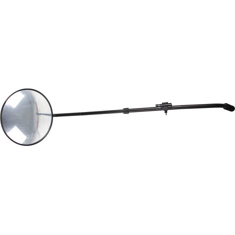 Miroir d'inspection sous voiture avec éclairage, manche télescopique, angle réglable, loupe, outil de sécurité automobile (1/5)