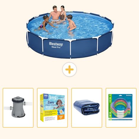 Bestway Bestway Steel Pro Ronde - 366x76 cm - 5-pièces S181 (1/5)