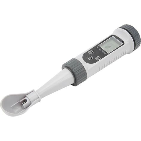 Digitales Salzgehaltmessgerät mit hoher Genauigkeit, großem Temperaturmessbereich und großem LCD-Display zur Messung von EC, Temperatur und spezifischem Gewicht. (1/5)