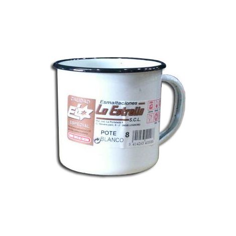 Étoile rustique en porcelaine émaillée 10 cm POT 400010