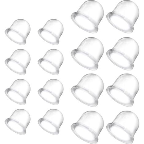 16 pezzi di pompetta di adescamento per decespugliatore, coppa dell'olio del carburatore da 19 mm/22 mm, pompetta di adescamento per carburatore per tosaerba, tagliasiepi, decespugliatore a filo, moto (1/4)