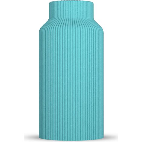 Vase Rabella - Vase décoratif moderne pour herbe de la pampa et fleurs séchées - Style scandinave pour salon - Objet design 3D en plastique (PLA) - Léger et incassable (1/5)
